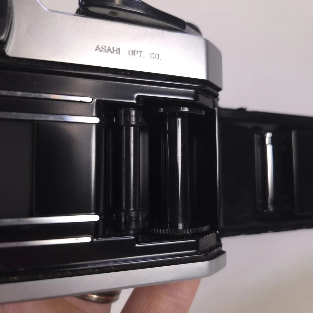 Asahi PENTAX K1000 SLR 35mm Camera SMC PENTAX-A 1:2 50mm Untested As-Is - Picture 13 of 16